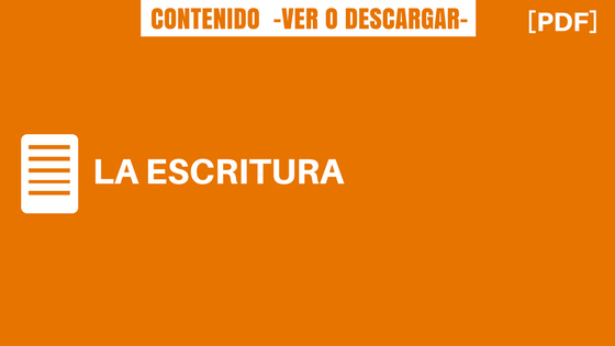 La escritura
